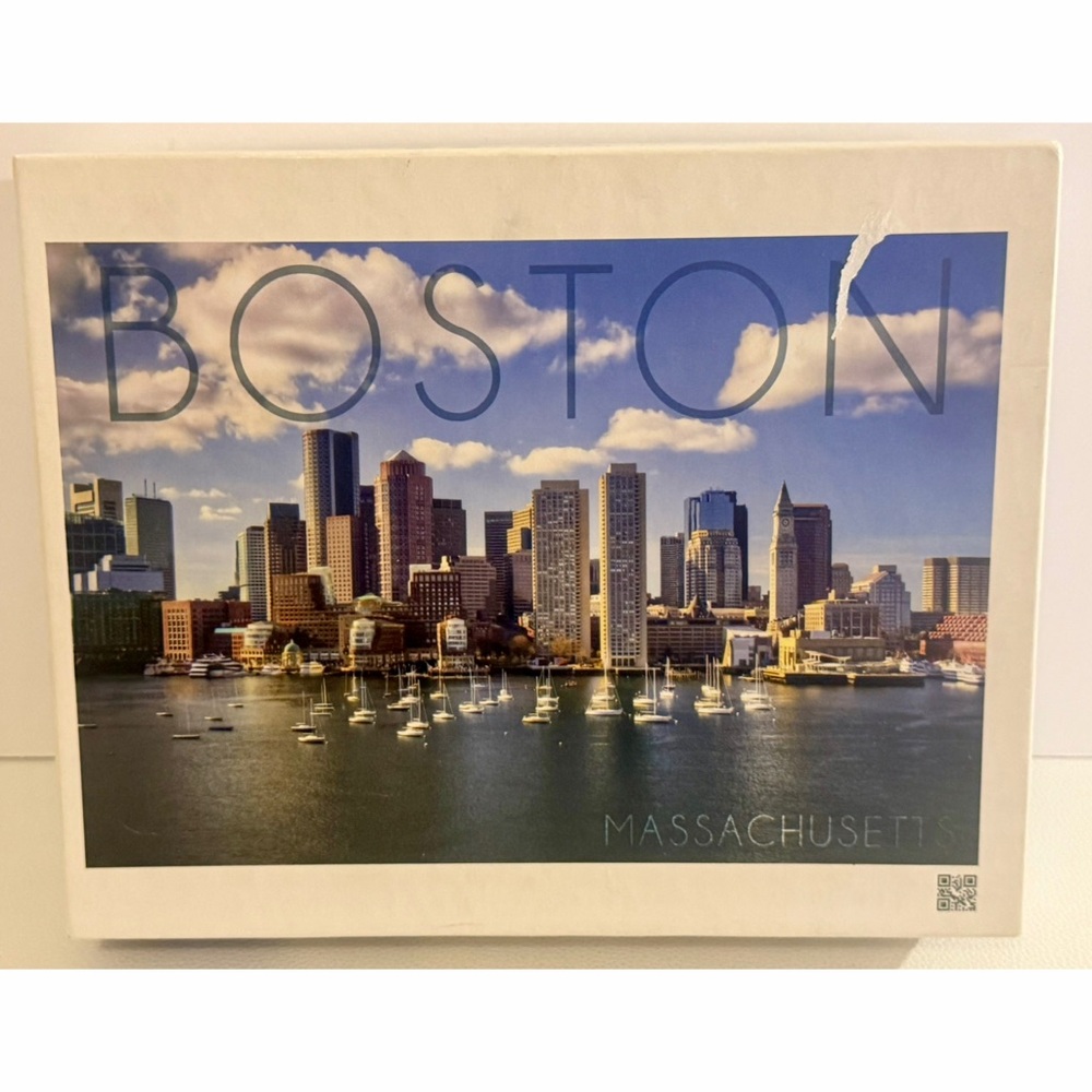 Boston Massachusetts Skyline 1000 Pc Puzzle Lantern Press Complete City Harbor